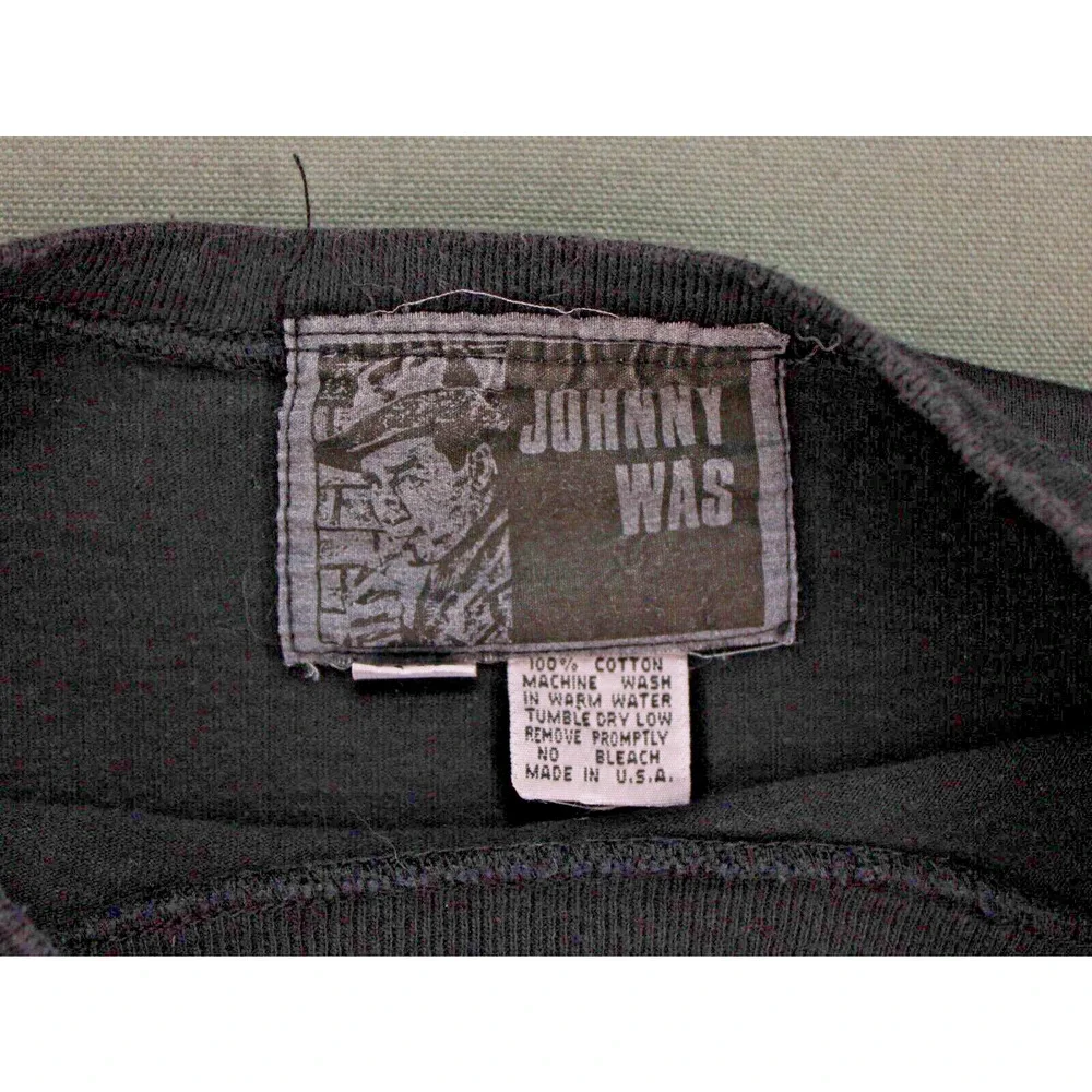 Johnny Was Graphic T-Shirt One Size Black Casual Tee - Picture 2 of 6